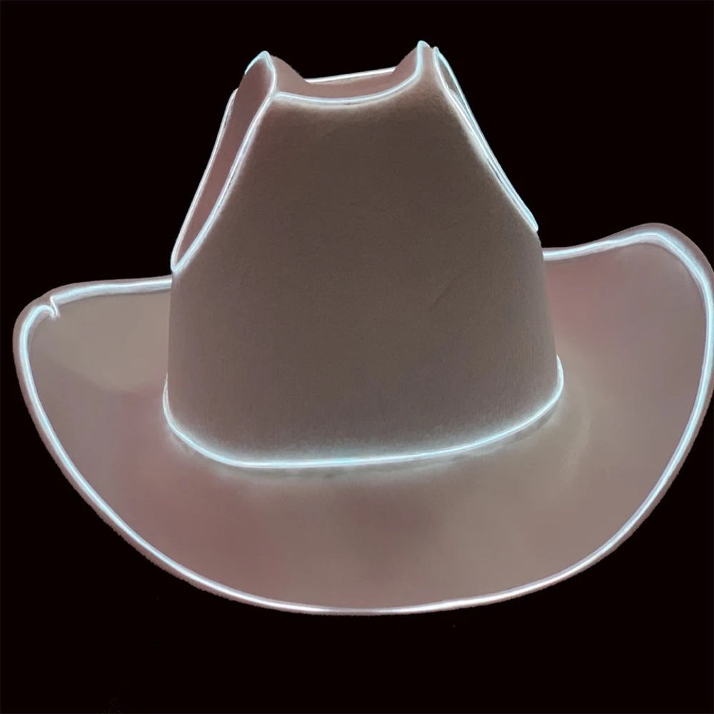 GLOW IN THE DARK COWBOY HAT